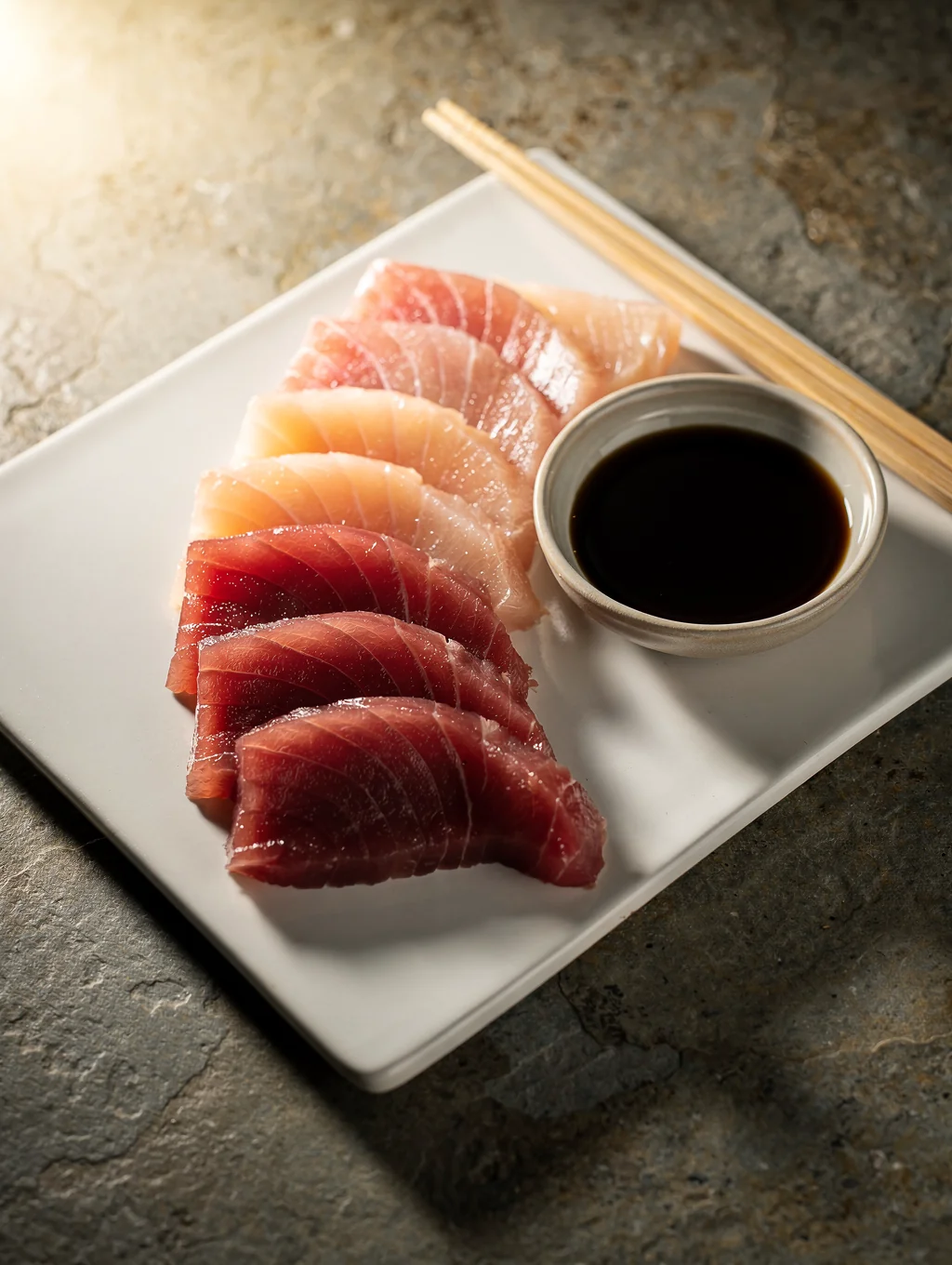 Yellowtail crudo with citrus and olive oil